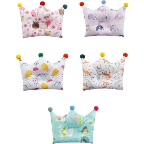 Cartoon Baby Head Shaping Pillow Prevent Flat Head Nursing Pillow Sleep Support Concave Head Positioning Cushion