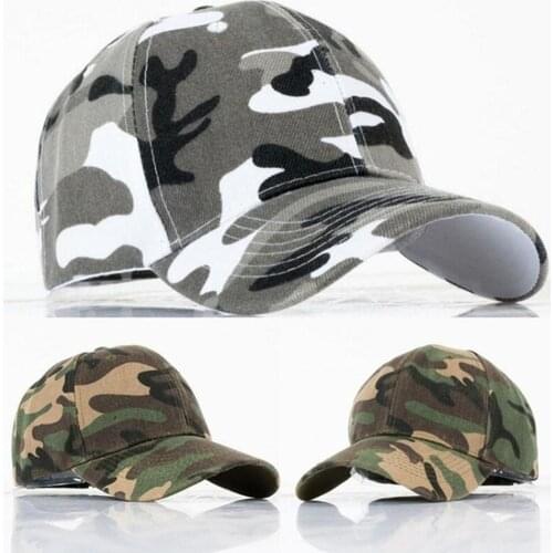 Men Women Outdoor Sports Camouflage Print Baseball Cap Snapback Hip Hop Sun Hat