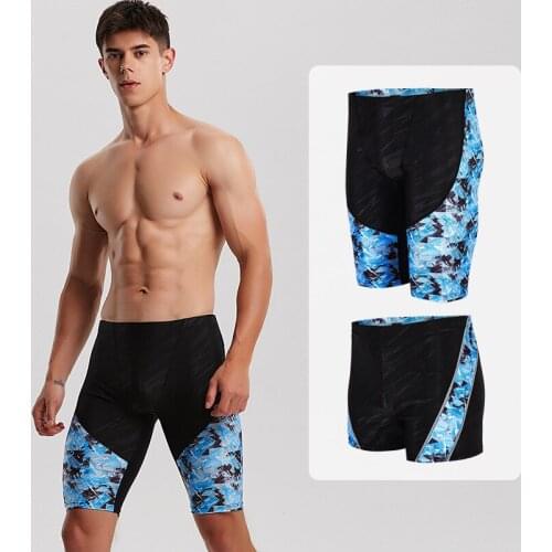 2021 New Mens Swim Shorts Racing Swimsuit Man Swimming Trunks Swimming Briefs Breathable Swimwear Men Boxer Board Shorts