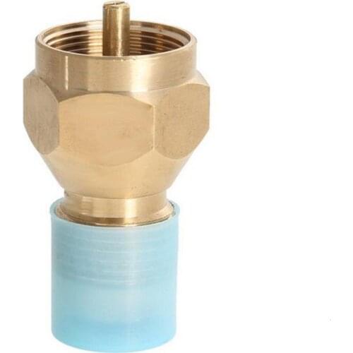 Propane Refill Adapter Lp Gas Cylinder Tank Coupler Heater Outdoor Camping Hiking Stove Propane Hunt Refill Connector Coupler