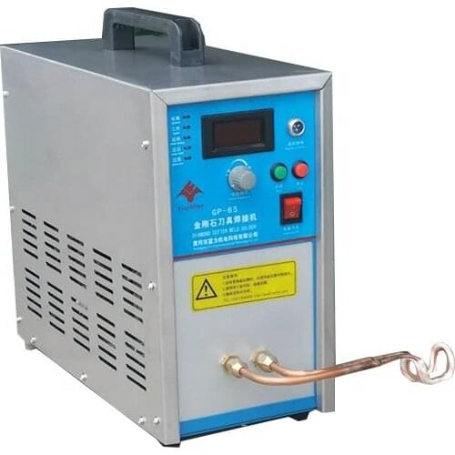 Portable induction welding machine for drill bits saw blade copper tubes brazing
