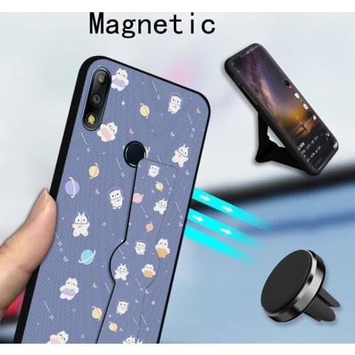 Folding Wrist Strap Case For Asus Zenfone Max Pro M2 ZB631KL ZB633KL Luxury Fundas Holder Back Cover For Asus 5Z ZE620KL ZS620KL