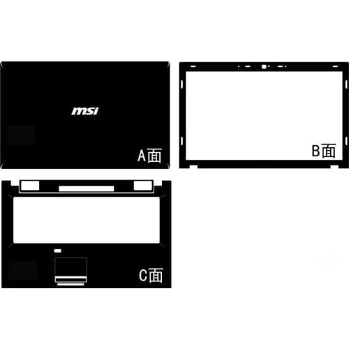 Special Laptop Carbon fiber Vinyl Skin Stickers Cover guard For MSI GE70 ms-1756 17.3-inch