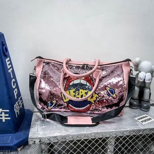 Sequins Travel Bag Fashion Packing Bags Wholesale Duffle Bag Luggage Bag Girls Travel Bag Organizer Outdoor Sports Weekend Bag