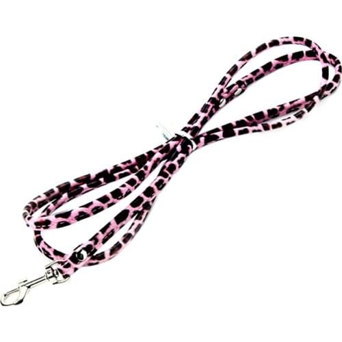 Dog Training Leash Slip Pet Dog Lead Strap Adjustable Traction Collar Long Smooth PU Leather Leashes Solid Color Dog Walker