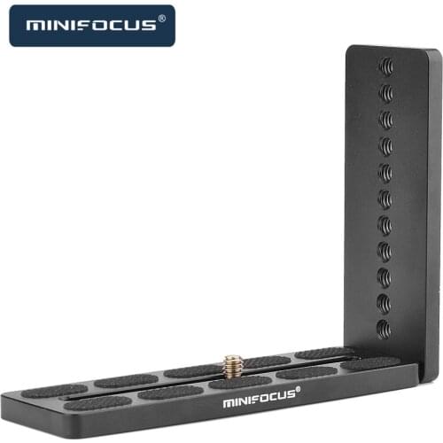 Universal L Bracket Vertical Plate Support Holder for DJI Ronin S SC Zhiyun Crane 2 Moza Air 2 Feiyu Gimbal Video Camera DSLR