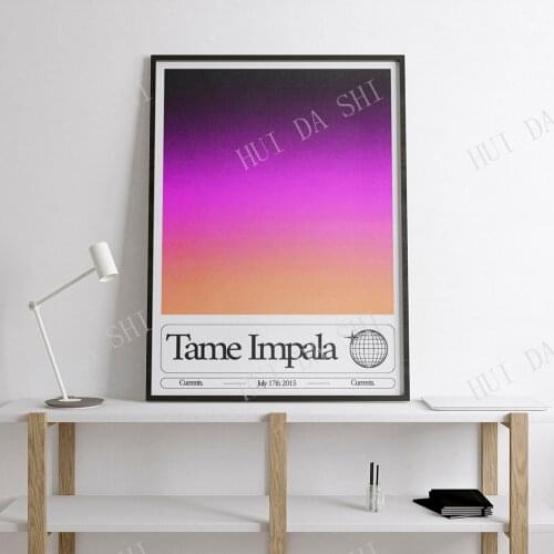 Tame Impala Indie UK Quality Vintage Gradient Poster New season Aesthetic Art Premium Great Gift Idea Wall Print Design