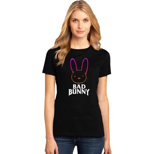 Female Harajuku T-shirt Bad Bunny Boys/Girls Cotton T Shirt Mens Short Sleeve Tees Kids Summer Tee Tops Women Hip Hop T shirts