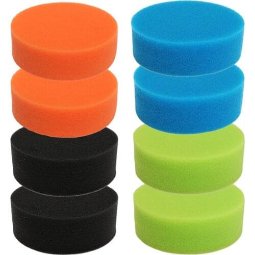 17Pcs 80mm Gross Polishing Buffing Pad Kit With Drill Adapter 3 inch Polisher Pads Buffing Adhesive Backer Pad For Car Polishing
