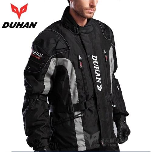 2021 New Winter Warm Knight Protection Motorcycle Riding Jersey Jacket Cross-country Motorbike Racing suit Jackets Oxford cloth