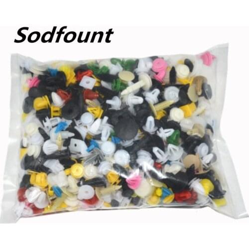 500PCS Car hybrid nylon plastic door buckle Interior panel plastic card Universal model