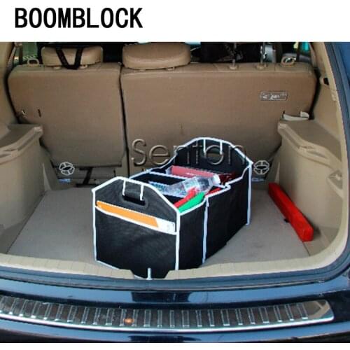 BOOMBLOCK Car Styling Trunk Storage Folding Bag For VW Polo Golf 4 5 Passat Hyundai Tucson Solaris Ix35 Mitsubishi Accessories