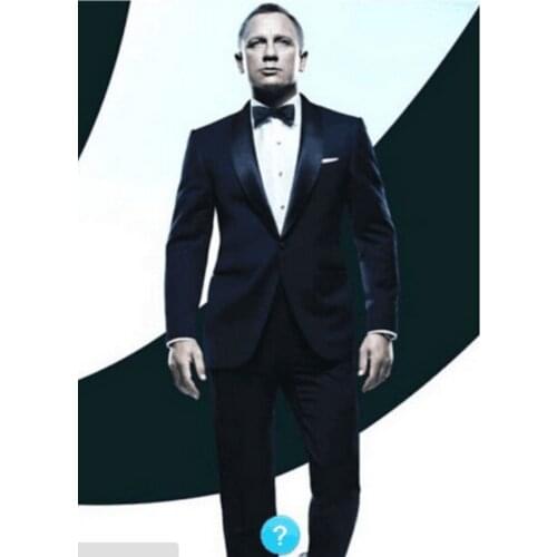 Free shipping terno Notch Lapel Groom Tuxedos Groomsmen blue Men Wedding Suits 2018 Bridegroom tuxedos/best man bridegroom suit