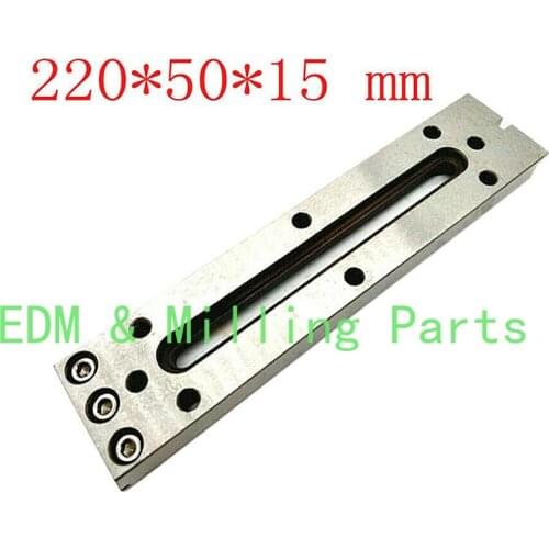CNC Wire EDM PFB Fixture Board Stainless Jig Tool SUS440 For Clamping And Level EDM 220x50x15mm