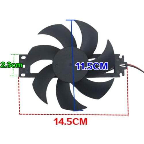 Induction Cooker Parts Cooling fan blade diameter 11.5cm