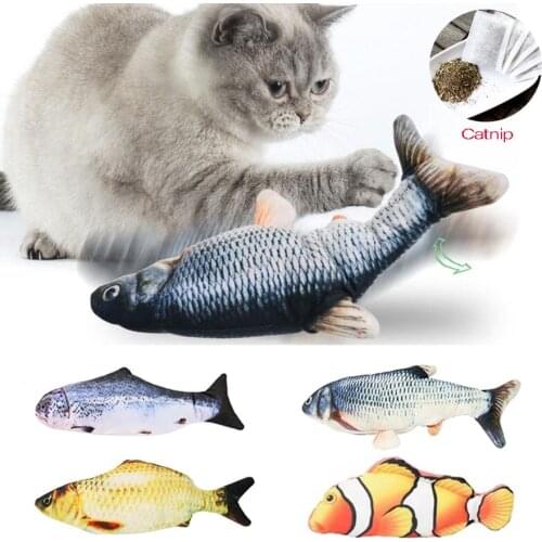 Electronic Pet Cat Toy Fish Electric USB Charging Simulation Fish Toys for Dog Cat Chewing Playing Biting cat Supplies