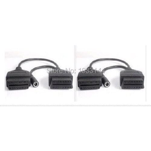 OBD2 Cable 16P FEMALE for MITSUBISHI 12P OBD2 Adapter Opel Cable Adapter Connector 10 Pin OBD to OBD2 Car Scanner connector