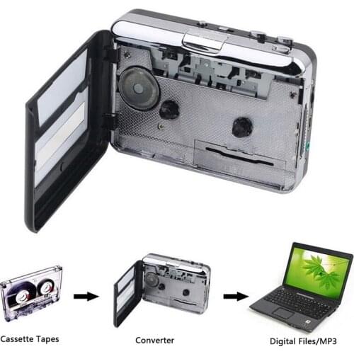 Cassette Player USB Cassette to MP3 Converter Capture Audio Music Player Tape Cassette Recorder