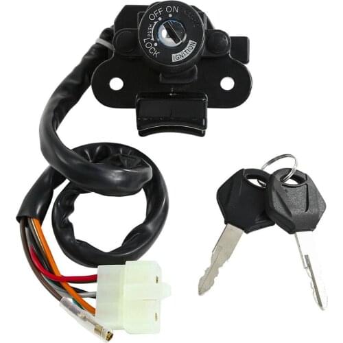 Motorcycle Ignition Switch Lock KEY For KAWASAKI ZX6R ZX7R ZX750 ZX9R ZX900 ZZR400 ZZR600
