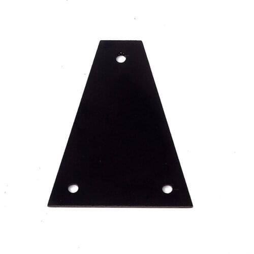 New arrival Blank Triangle Truss Rod Cover Metal Accessories for for Electric Violao Black Guitarra Accessories