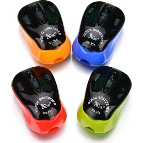 Mechanical pencil sharpener knife Transformers cartoon Cool Mouse for kids school gifts 1 piece