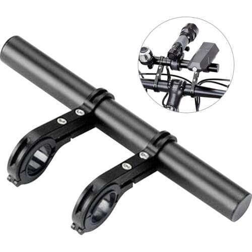 Multifunction Bicycle Handlebar Extension Frame Extend Bracket Bike Light Flashlight Support Clip Cycling Equipment