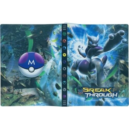 New 432Pcs Pokemon Album Book Cartoon Card Map Folder Game Card VMAX GX 9 Pocket Holder Collection Loaded List Kid Cool Toy Gift