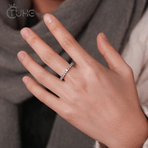 New Women Ring Micro Pave CZ Fashion Women Engagement Wedding Bridal Party Cubic Zirconia Rings Trend Jewelry For Female Gifts