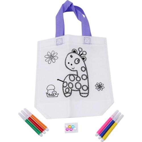 New Kids Boy Girl DIY Drawing Craft Color Bag Children Learning Educational Drawing Toys with Safe Non-toxic Water Pen Gifts