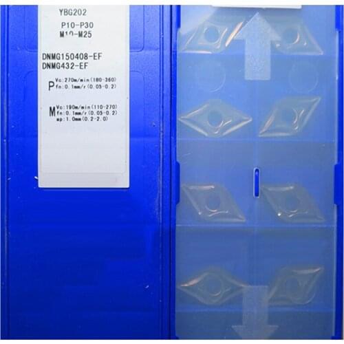 Original DNMG150404-EF DNMG150408-EF DNMG150604-EF YBG202 DNMG 150404 150408 150604 Carbide Inserts for Steel & Stainless