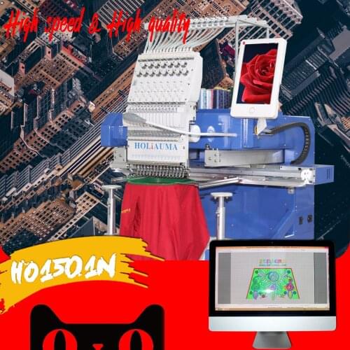 Industrial used computerized embroidery machine sale in China to Philippines/India/sri lanka/all over the world