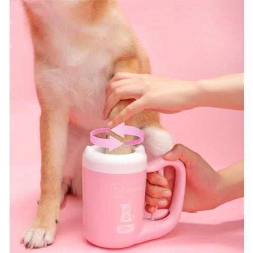 Dog Paw Cleaner Cup Silicone Pet Cat Foot Washer Bucket Gentle Brush Paw Clean Comb Quickly Clean Paw Dirt Pet Foot Wash Tools
