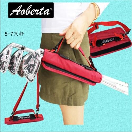 Aoberta New Golf Practice Bag Mini Simple Golf Gun Bag Driving Range Training Bag Mens And Womens Leisure Convenience Golf Bag