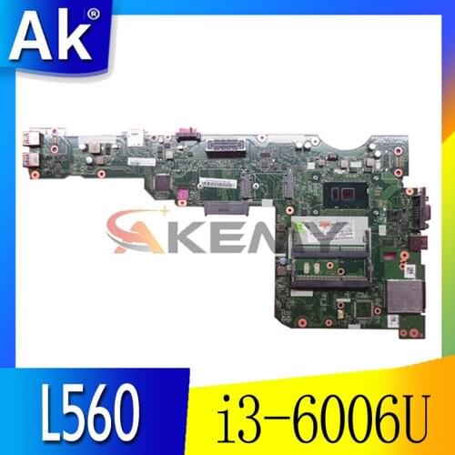 Thinkpad L560 i3-6006U laptop motherboard.FRU 01LV959 01AY466 01LV958 01AY465 01LV960 01AY467 01LV961 01AY468 01LV962 01AY469