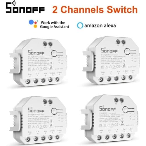 SONOFF Basic R3 WIFI DIY Smart Control Switch Home Automation Module Compatible with eWelink Alexa Google Home