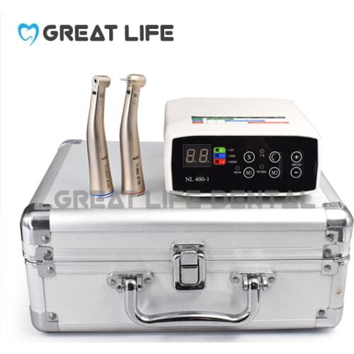 Dental Equipment Led No Brushless Dental Led 1:5 Contra Angle Low Speed Handpiece Internal Electric Dental Motor