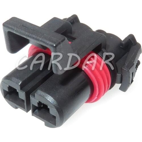 1 Set 2 Pin Automotive Connector Waterproof Auto Electric Plug For Car