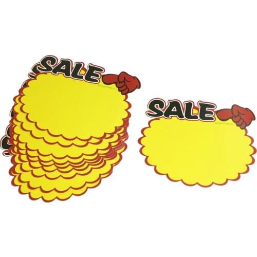 Perfect-Supermarket Sale Promotion Advertising Sign Price Tags POP Paper 10 Pcs