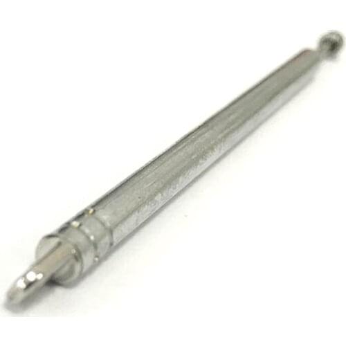 2X Replacement 107mm 5 sections telescopic antenna radio FM aerial Flat milling DIY