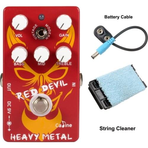 Caline CP-30 Heavy Metal Pedal Effect Guitar Pedal Parts Guitar Accessories True Bypass Guitar Effect Pedal Heavy Metal Pedal