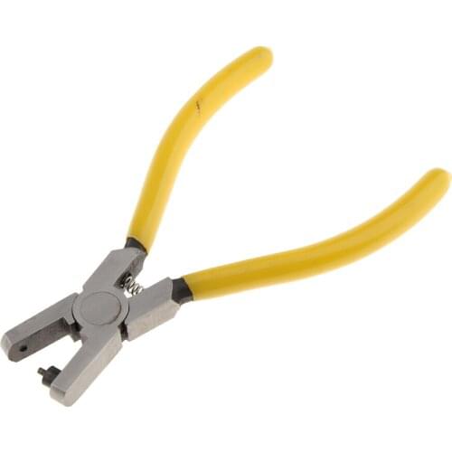 Hole Punch Pliers Belt Watch Band Strap Punching Eyelet Leather Craft Gaskets Paper Leathercraft Tool