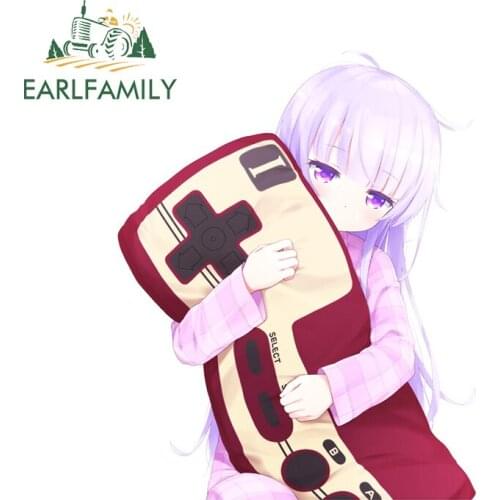 EARLFAMILY 13cm x 10.2cm for New Game Aoba Auto Decal Vinyl Material JDM Accessories Waterproof Scratch-proof Car Stickers