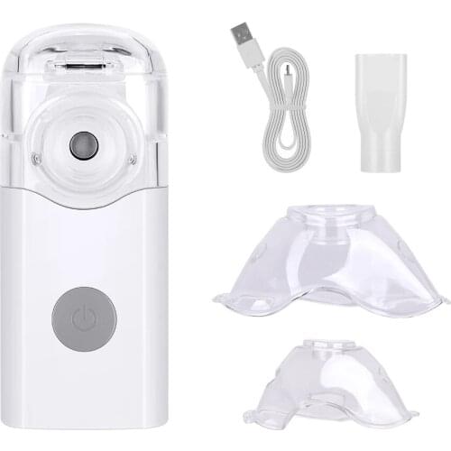 Electric Mesh Nebulizer Medical Silent Handheld Inhaler Kids Adult Asthma Atomizer USB Cable or AA Dry Battery