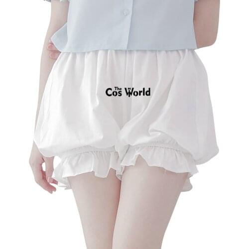 Lolita Sweet Girls Cotton Summer Bloomers Underwear Leggings Safe Shorts Safety Pants For JK School Uniform Cosplay Costumes