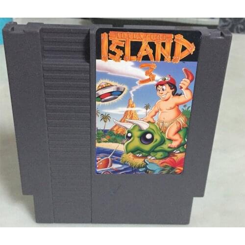 Hudsons Adventure Island 3 Game Card For 72 Pin 8 Bit Game Player