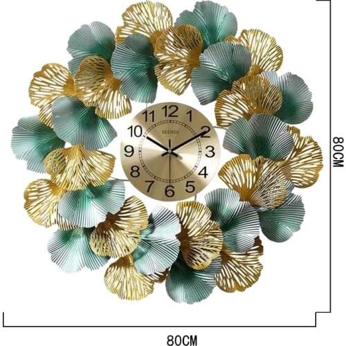 Creative Iron wall digital clock Living room decoration wall clock metal decorative clocks Wall clock modern design home decor