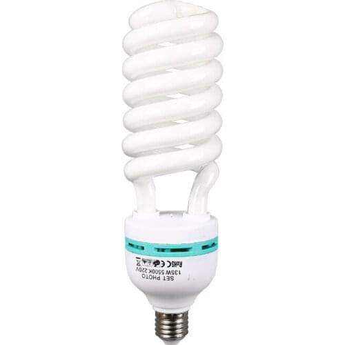 E27 110V-220V 135W 5500K Daylight Bulb Photo Studio Light / Video Photography Lamp