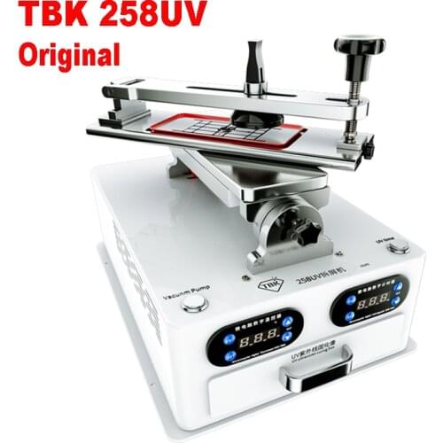 LY TBK 258UV LCD Screen Separator Machine Glass Removal Smooth Plate Screen Separating Bezel Frame Disassembling Repair Machine