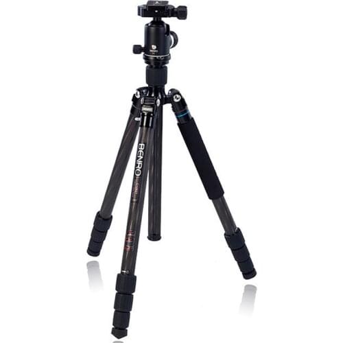DHL Benro c2292tv1 carbon fiber monopod tripod Digital SLR camera retrorse monopod multifunctional Portable tripod set 3 in 1