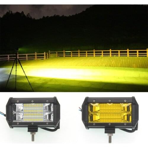 New 72W three row LED strip light SUV roof light automotive LED spot light